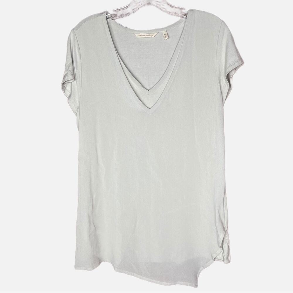 Soft Surroundings Asymmetric V-Neck Top
